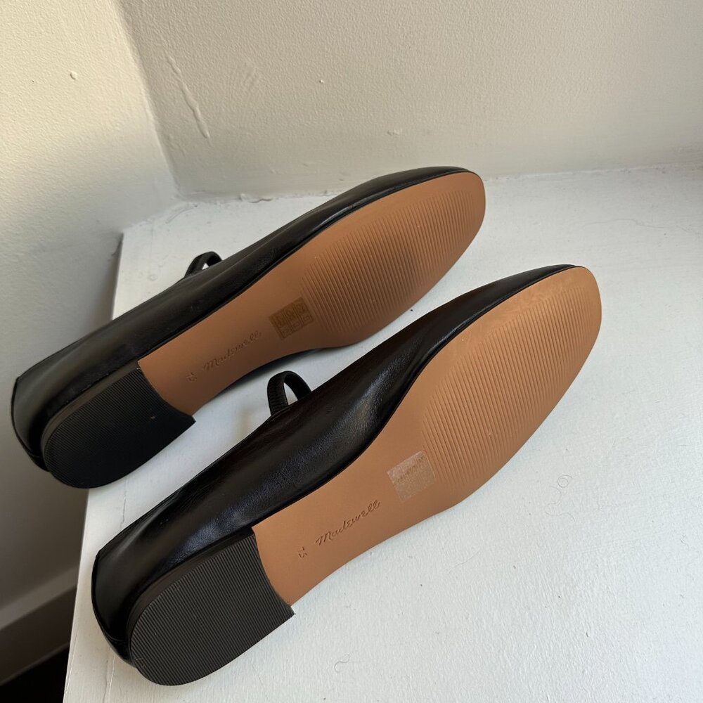 Madewell Black Flats with Strap - Picture 3 of 3